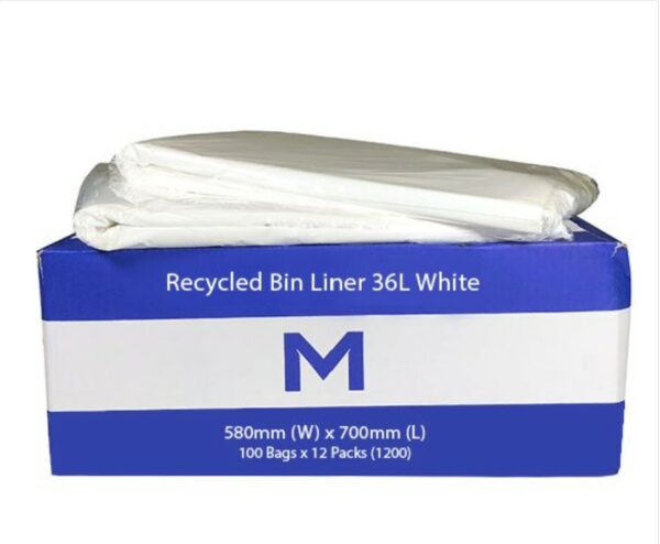 POR Recycled Bin Liner 36L