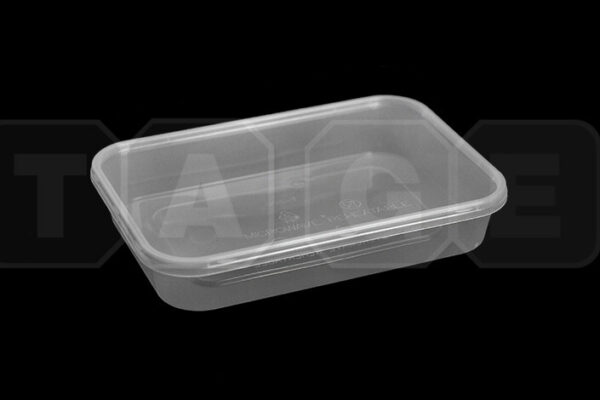 Microwavable Thin-Wall Rectangular PP Container And Flat Lid - Small